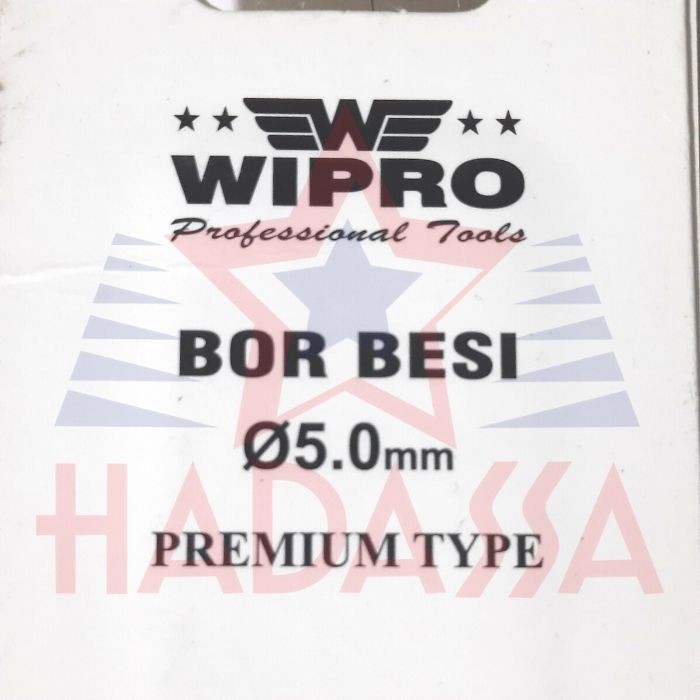 Mata Bor Besi 5mm Premium Wipro 5