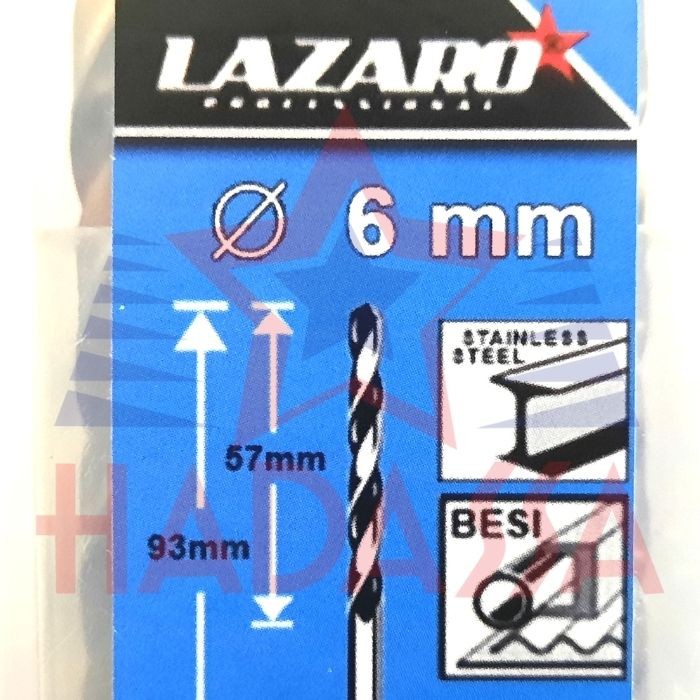 Mata Bor Stainless 6mm Lazaro 5