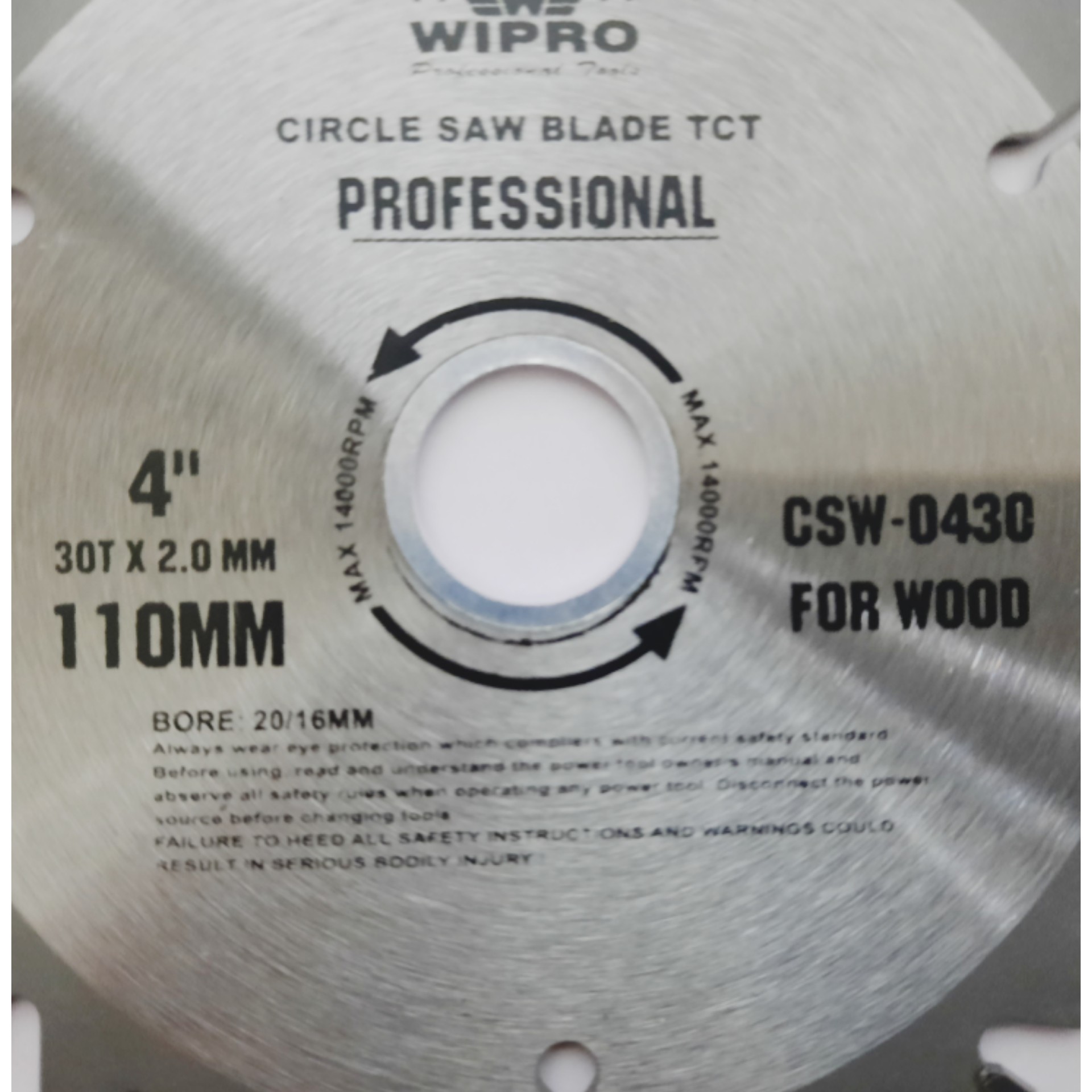 Mata Pisau Circular Saw TCT Wipro CSW-0430 4