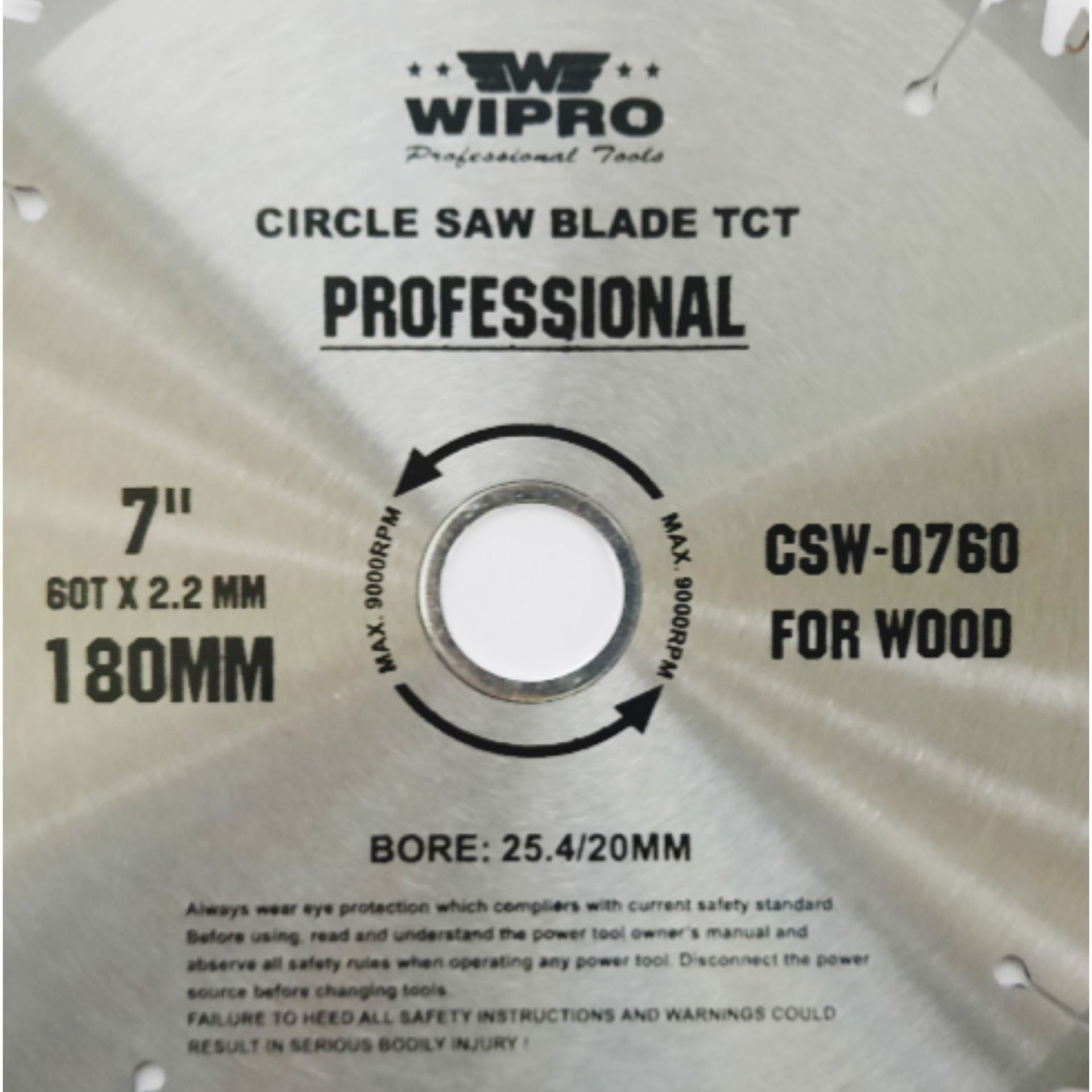 Mata Pisau Circular Saw TCT Wipro CSW-0760 4