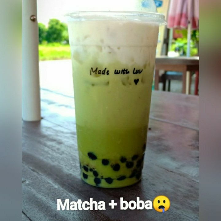 Matcha With Boba