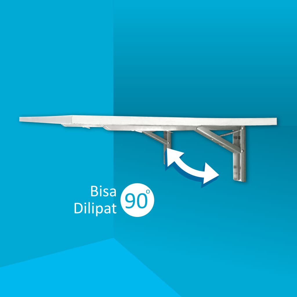 Meja Lipat Dinding Mini - Meja Belajar - Meja Laptop Minimalis 5