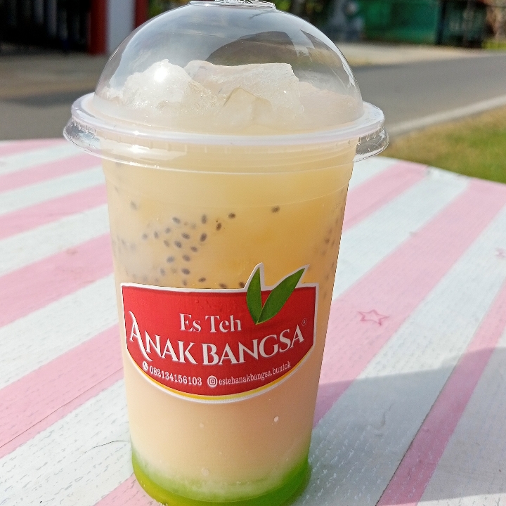 Melon Yakult Tea Minuman