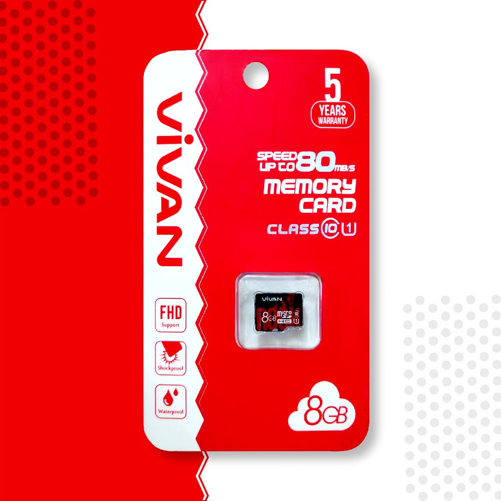 Memory Card 8GB Class 10 VIVAN Original