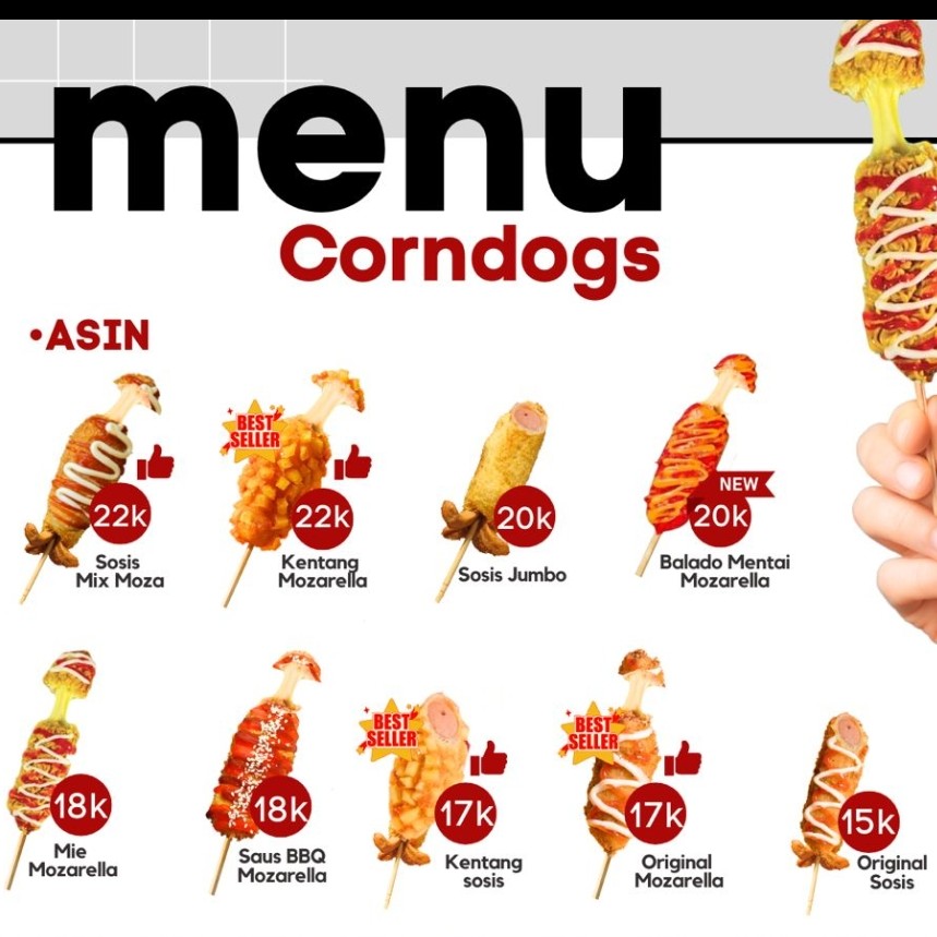 Menu Corndog Asin