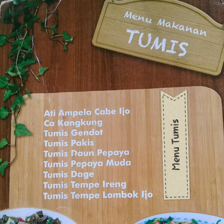 Menu Makanan Tumis