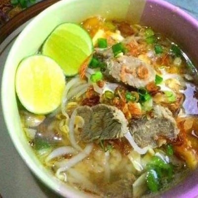 Menu Soto