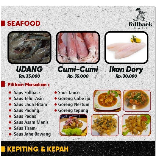 Menu Udang