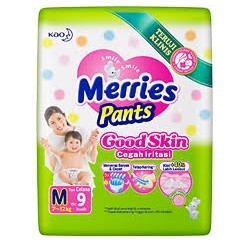 Popok Merries Pants M Isi 9pcs