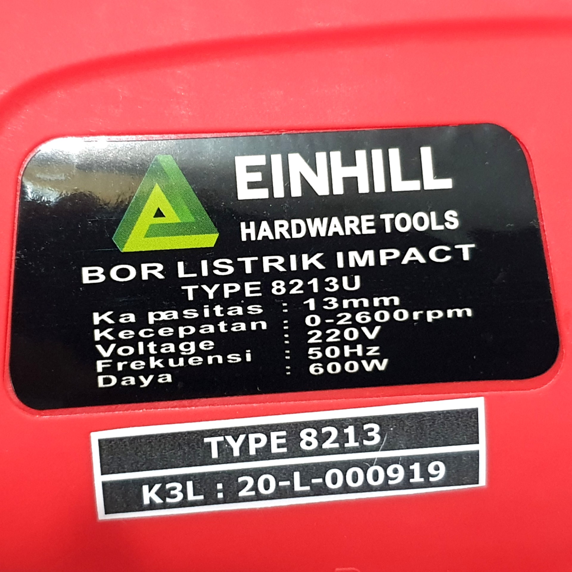 Mesin Bor Impact Einhill 8213U 5