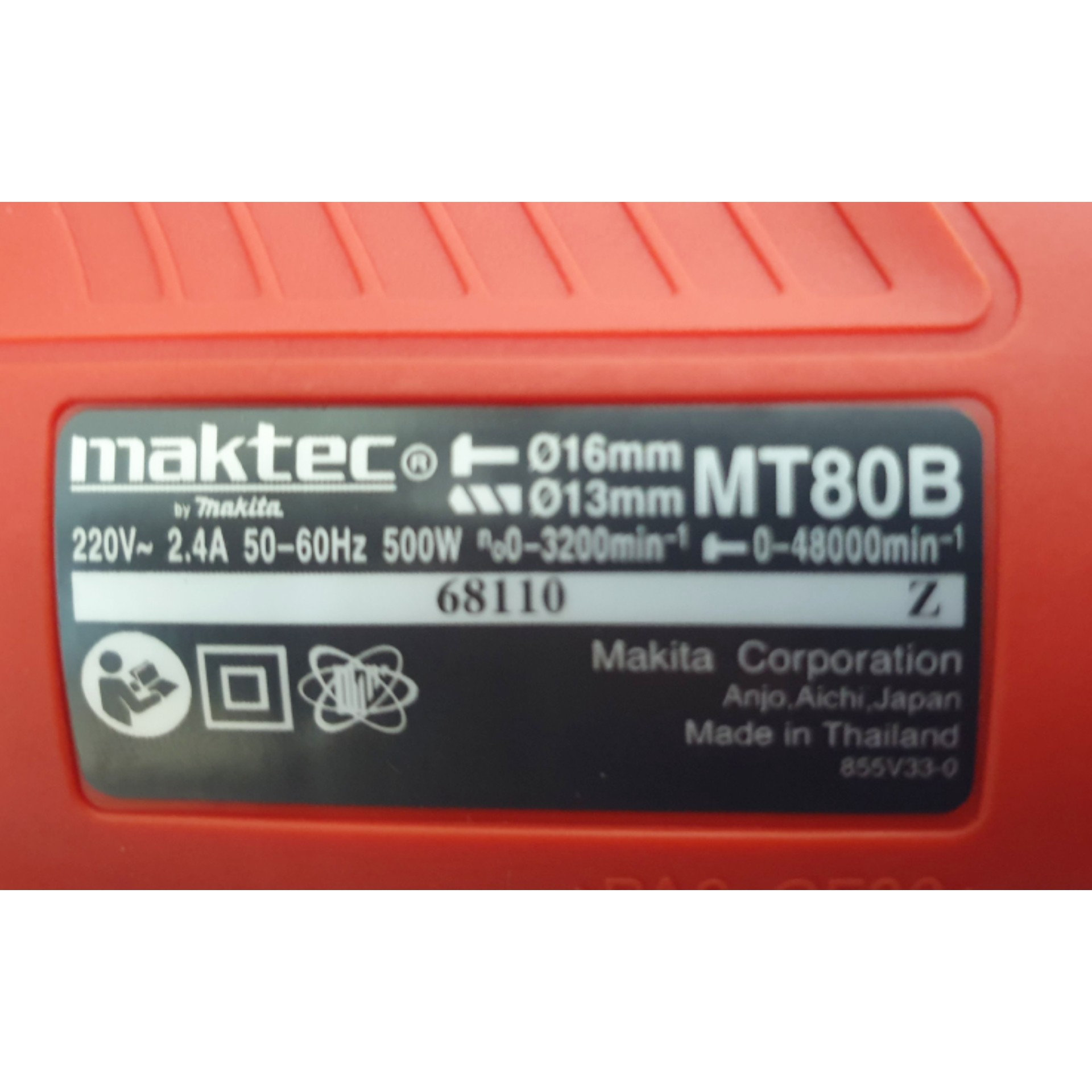 Mesin Bor Listrik Maktec MT80B 5