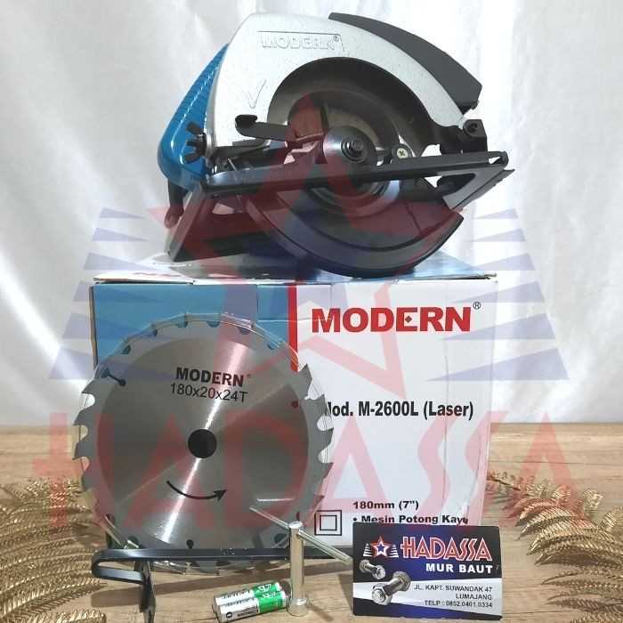 Mesin Circular Saw Modern M-2600L Laser 4