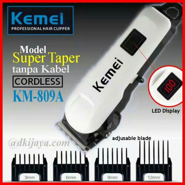 Mesin Cukur Rambut Charger KEMEI KM-809A