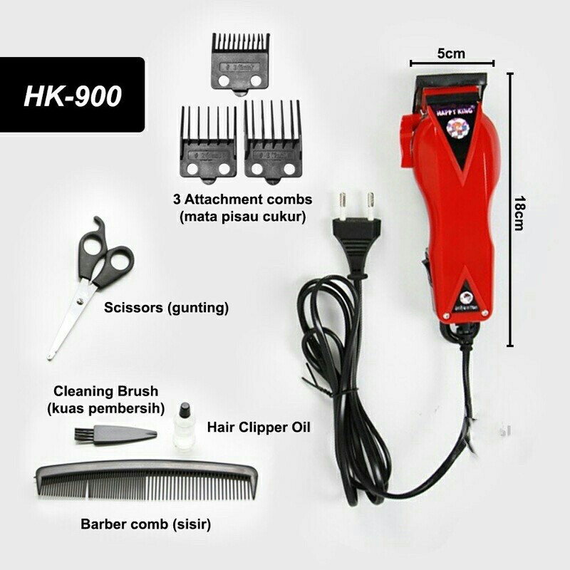 Mesin Cukur Rambut Happy King HK-900 5