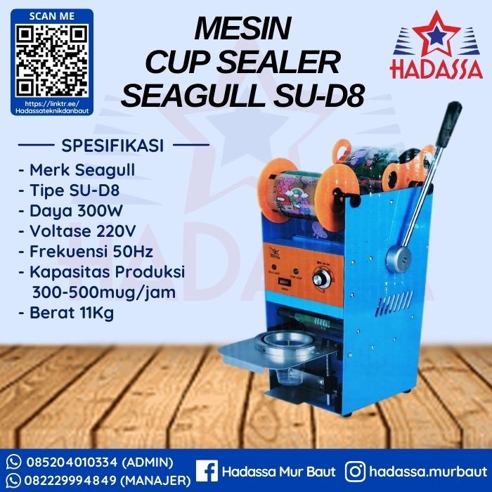Mesin Cup Sealer Seagull SU-D8
