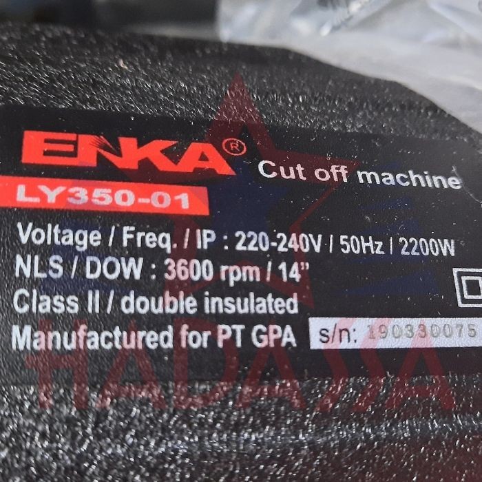 Mesin Cut Off Enka LY350-01 5