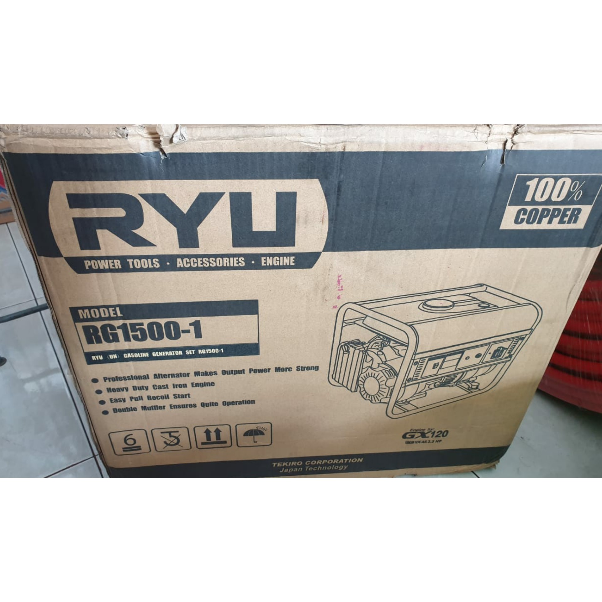 Mesin Genset Ryu RG1500-1 5