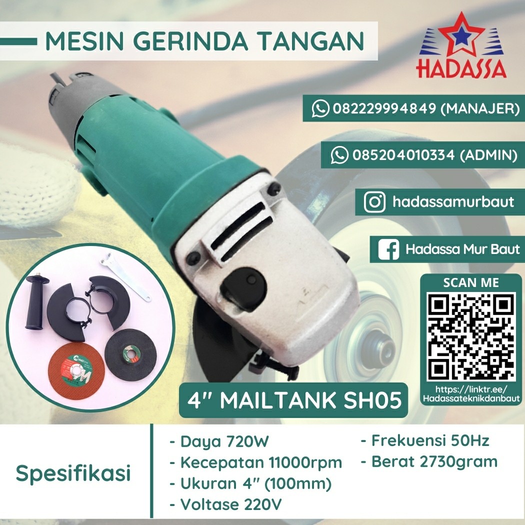 Mesin Gerinda Tangan 4 MAILTANK SH05