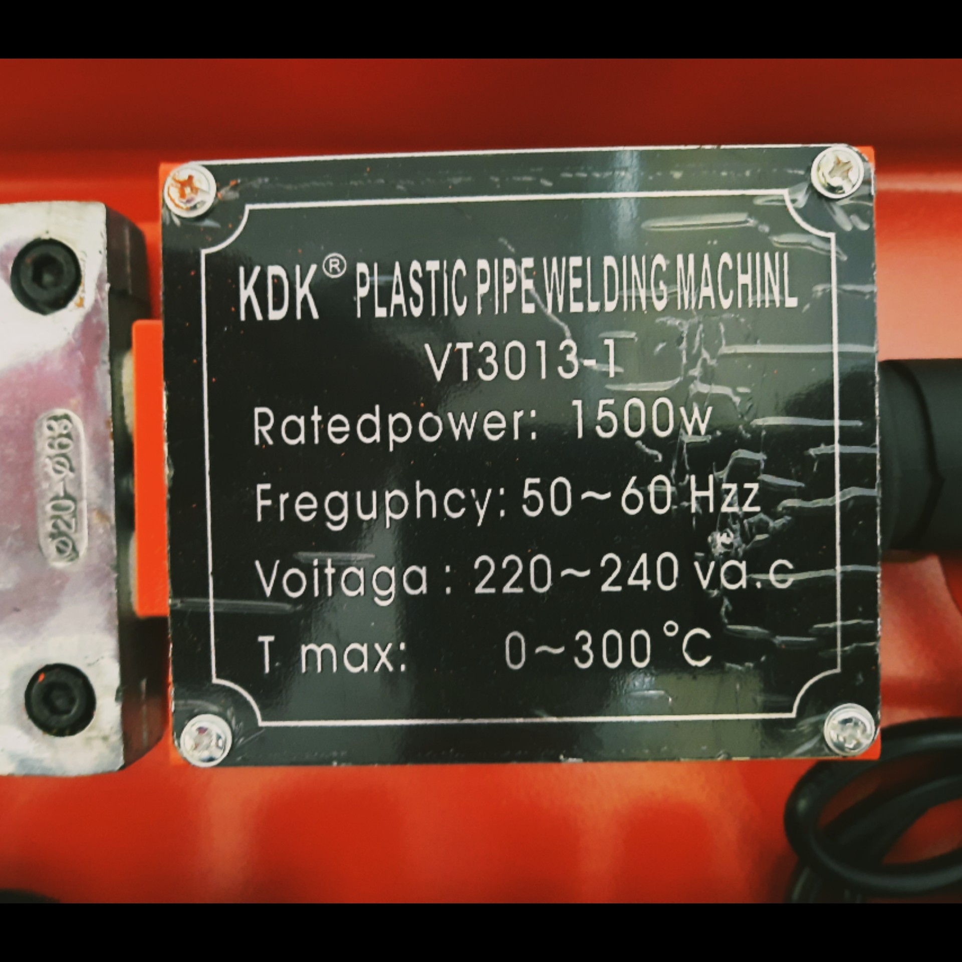 Mesin Las Pipa PVC KDK VT3013-1 5