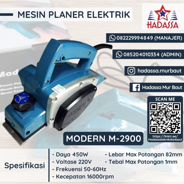 Mesin Planer Elektrik Modern M-2900