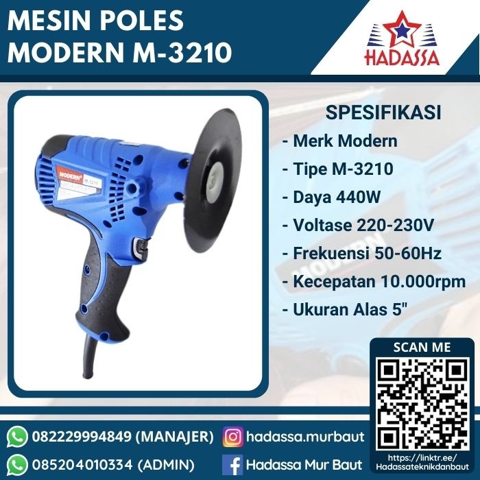 Mesin Poles Modern M-3210