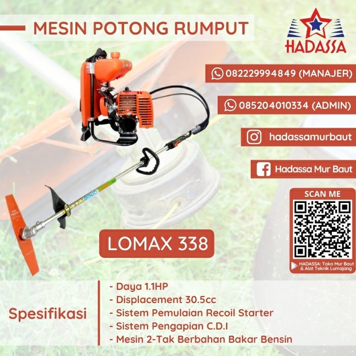 Mesin Potong Rumput Lomax 338