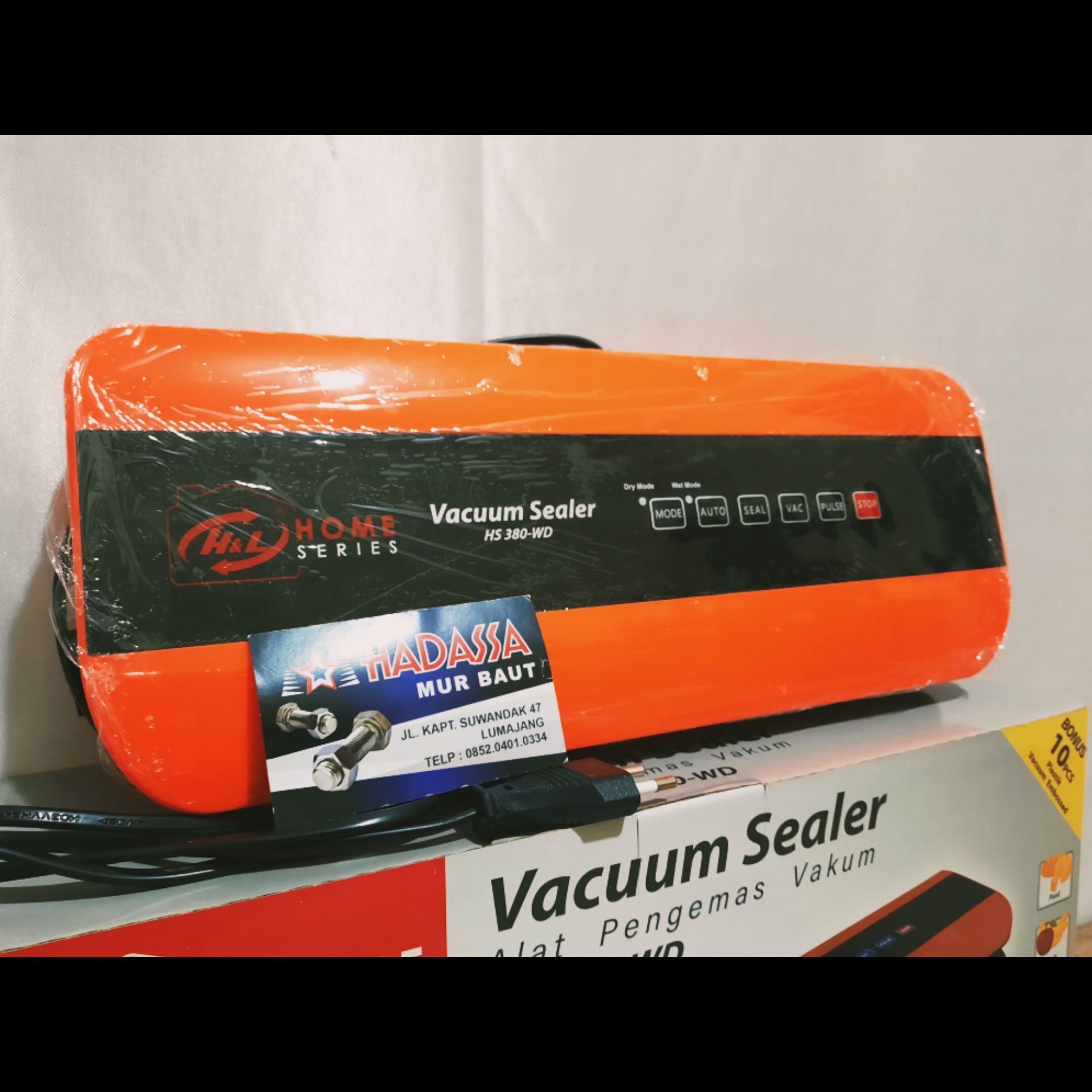 Mesin Vacuum Sealer HnL HS380-WD 2