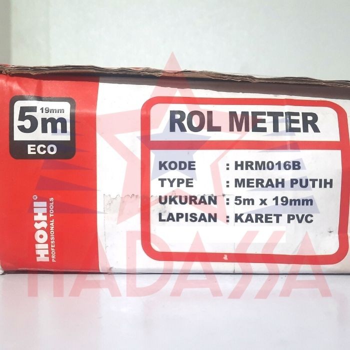 Meteran Roll Meter 5m Hioshi HRM016B 5