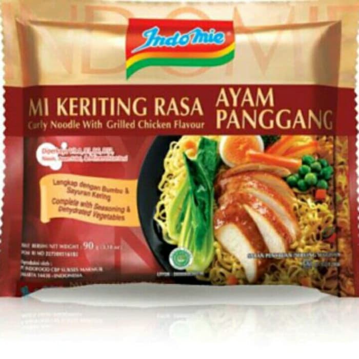 Mi Keriting Goreng Ayam Panggang