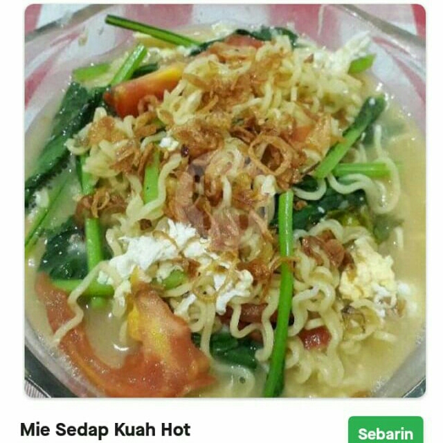 Mi Sedap Kuah Hot