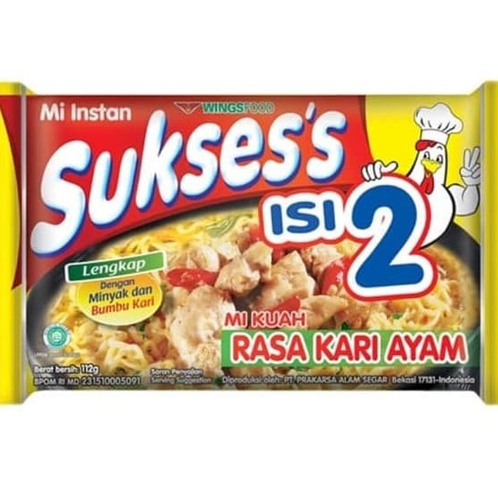 Mi Sukses Isi 2 Rasa Kari Ayam 116gr