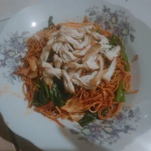 Mi goreng Ayam suir