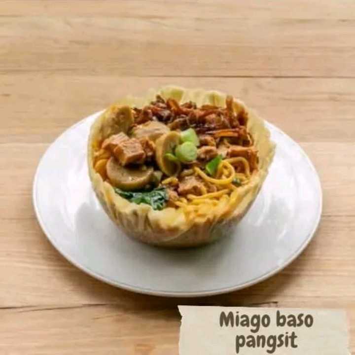 Miago Baso pangsit - Mie Ayam Goreng Baso Pangsit