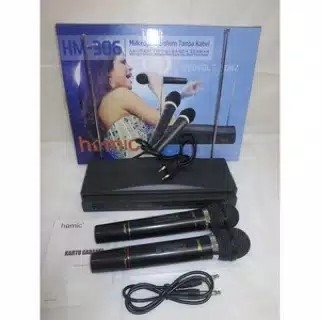 MIC WERLES TANPA KABEL DOBEL MERK HOMIC TYPE HM306