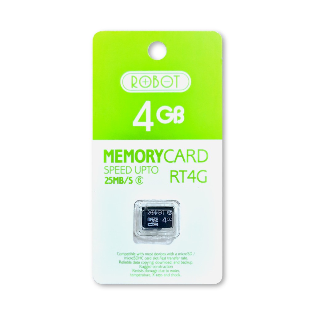 Micro SD ROBOT 4GB C6