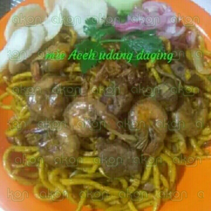 Mie Aceh Goreng Special Udang Daging