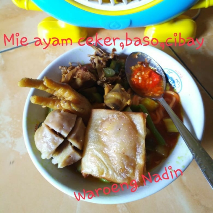 Mie Ayam Bakso Ceker Cibay