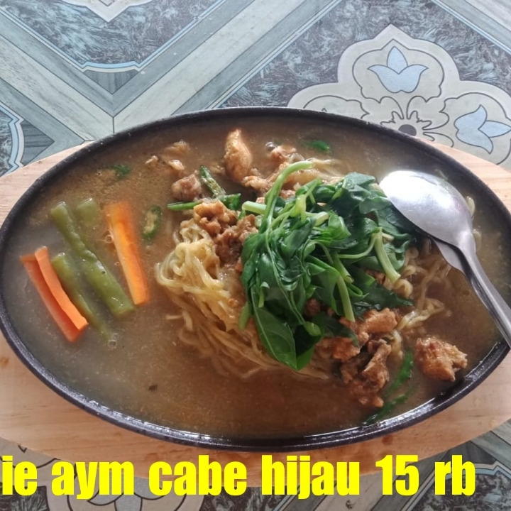 Mie Ayam Cabe Hijau