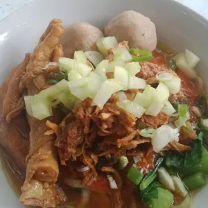 Mie Ayam Ceker Bakso