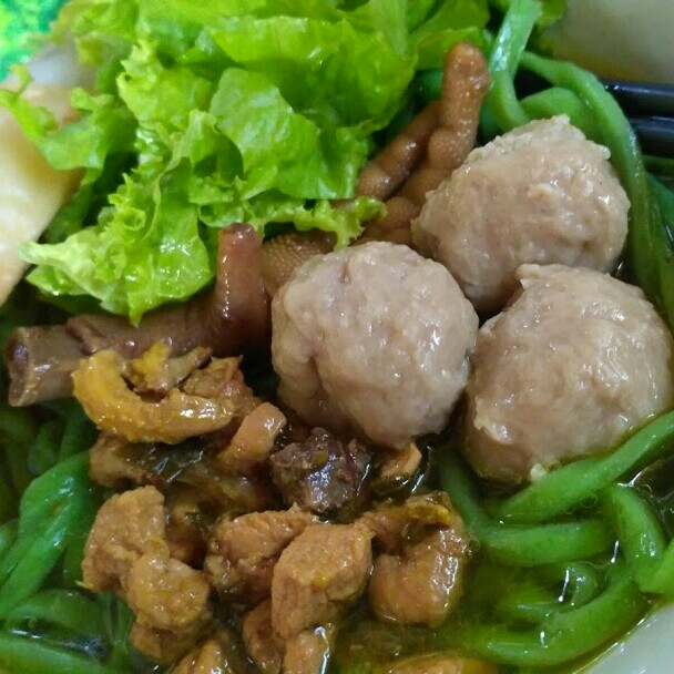 Mie Ayam Ijo Plus Bakso Mijoso