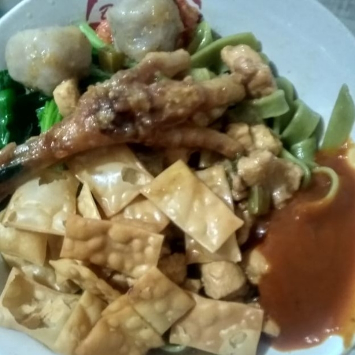 Mie Ayam Ijo Toping Pentol 2