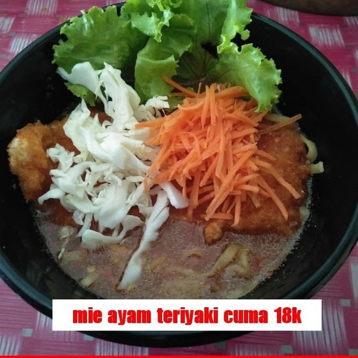 Mie Ayam Teriyaki