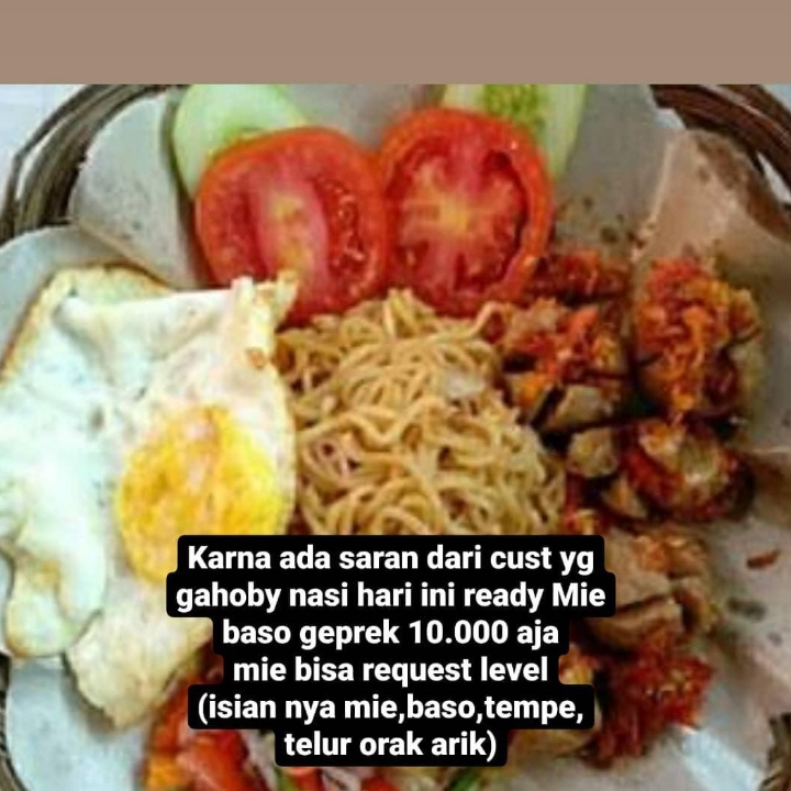 Mie Bakso Geprek