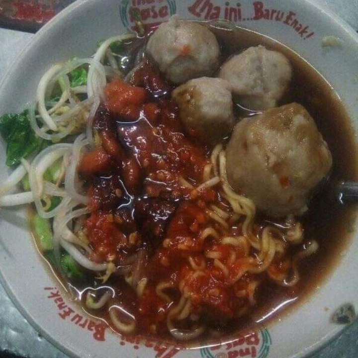 Mie Bakso Kecil Campur