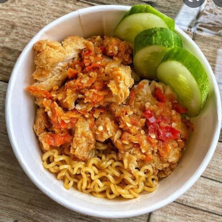 Mie Bowl Ayam Geprek