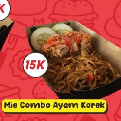 Mie Combo Ayam Korek