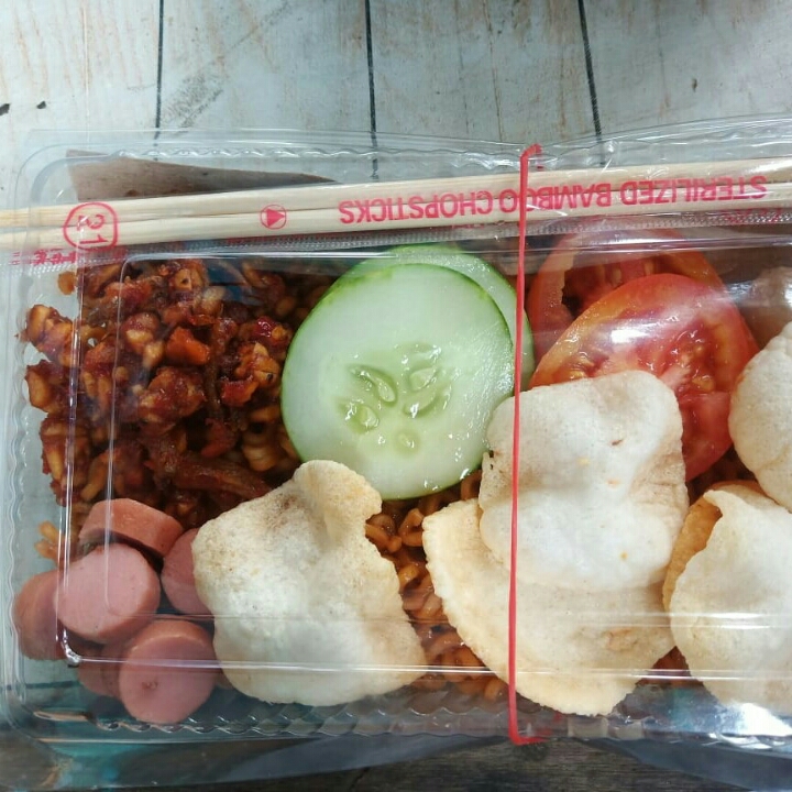 Mie Geledek Biasa