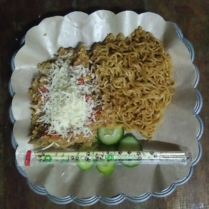 Mie Geprek Keju