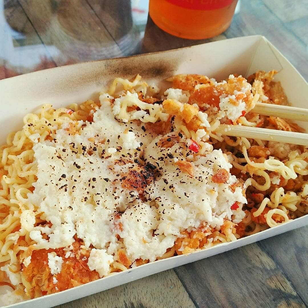 Mie Geprek Keju