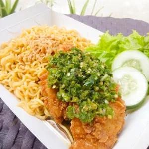 Mie Geprek Sambel Ijo